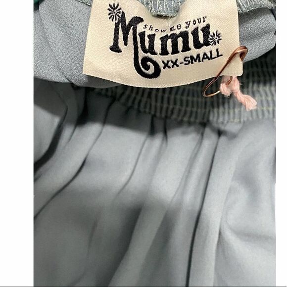 Show Me Your Mumu Hacienda Maxi Dress‎ Sage XXS - Picture 6 of 16